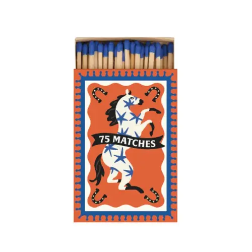 HOF House of Furniture A Dopo Boxed Matches "Horse" set of 75 matches